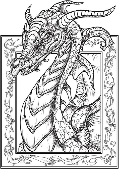 Printable Dragon Coloring